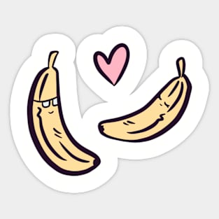 Banana lovers Sticker